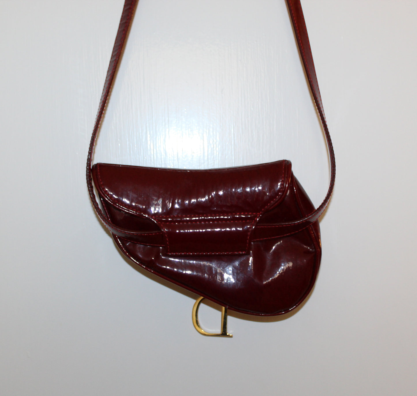 Christian Dior Mini Diorissimo Saddle Belt Bag
