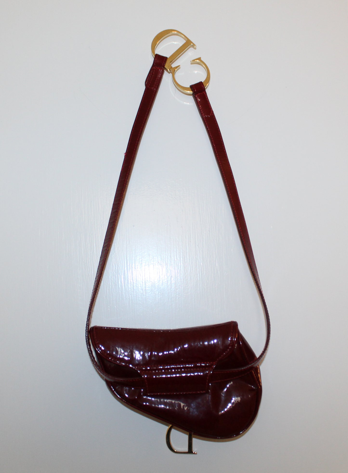 Christian Dior Mini Diorissimo Saddle Belt Bag