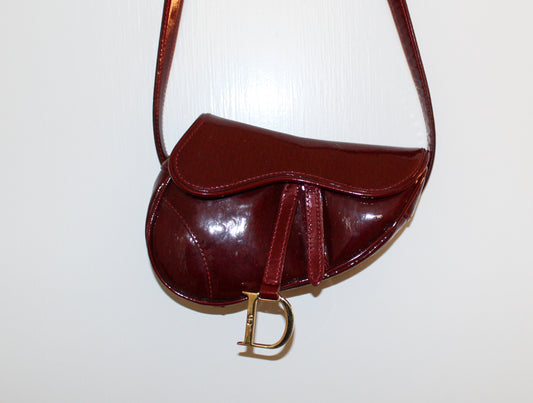 Christian Dior Mini Diorissimo Saddle Belt Bag