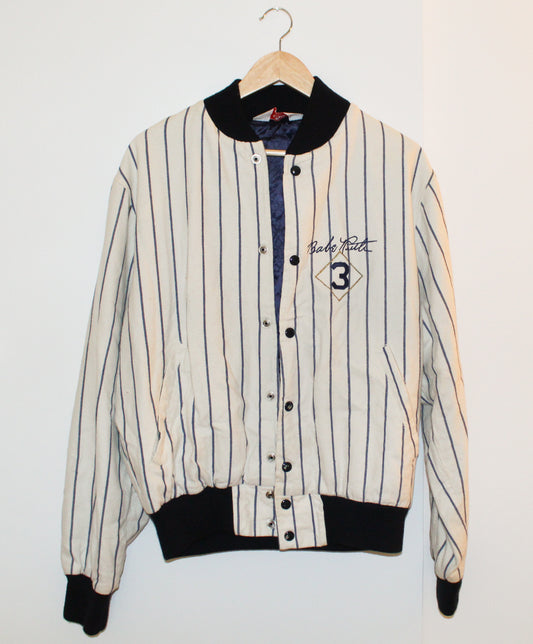 Vintage Babe Ruth Yankees Bomber Jacket