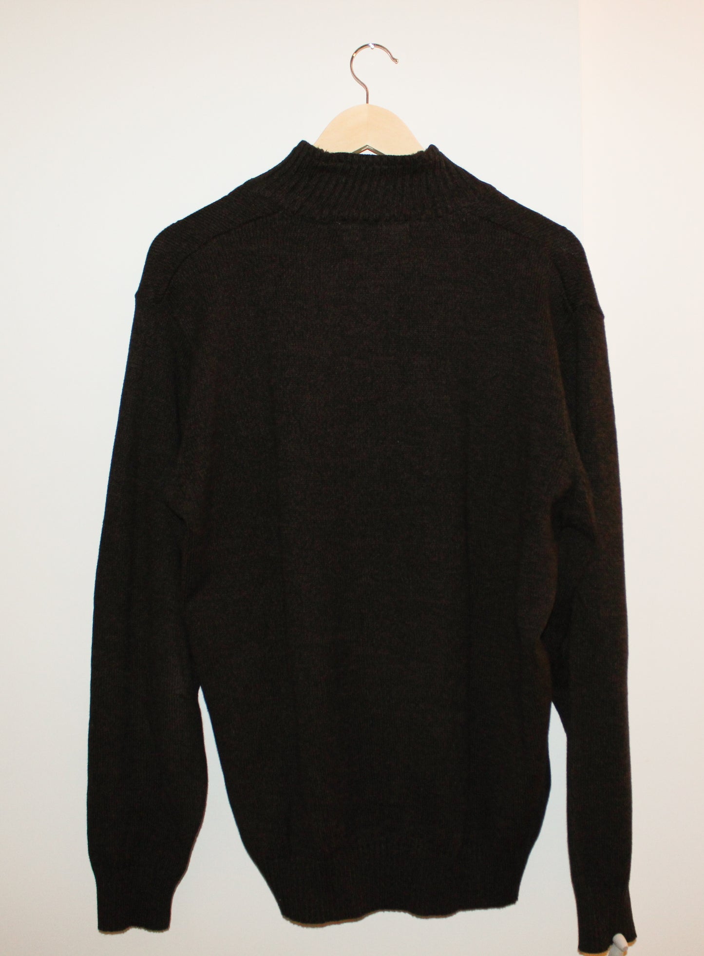 Vintage Oscar De La Renta Quarter Zip Knitted Sweater