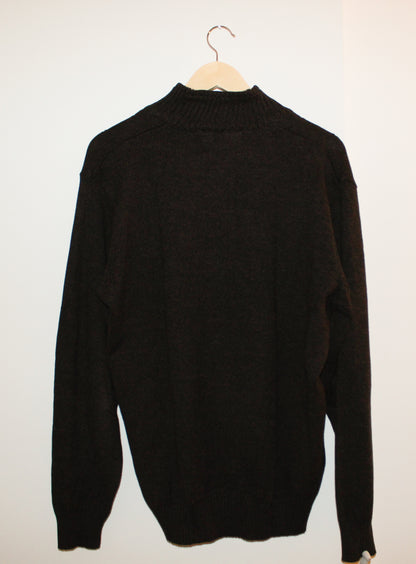 Vintage Oscar De La Renta Quarter Zip Knitted Sweater