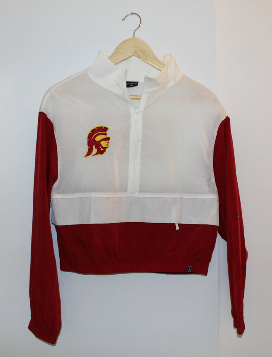 Hype and Vice Cropped USC Windbreaker