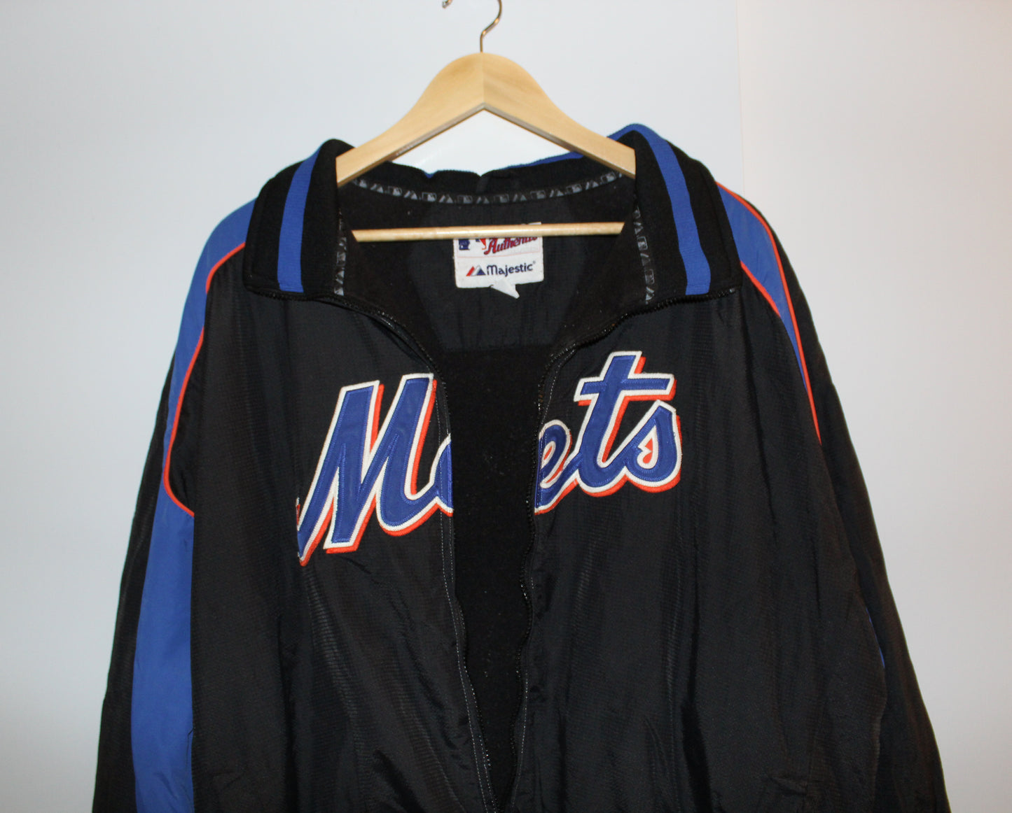 Authentic Collection x Majestic Vintage Mets Bomber Jacket
