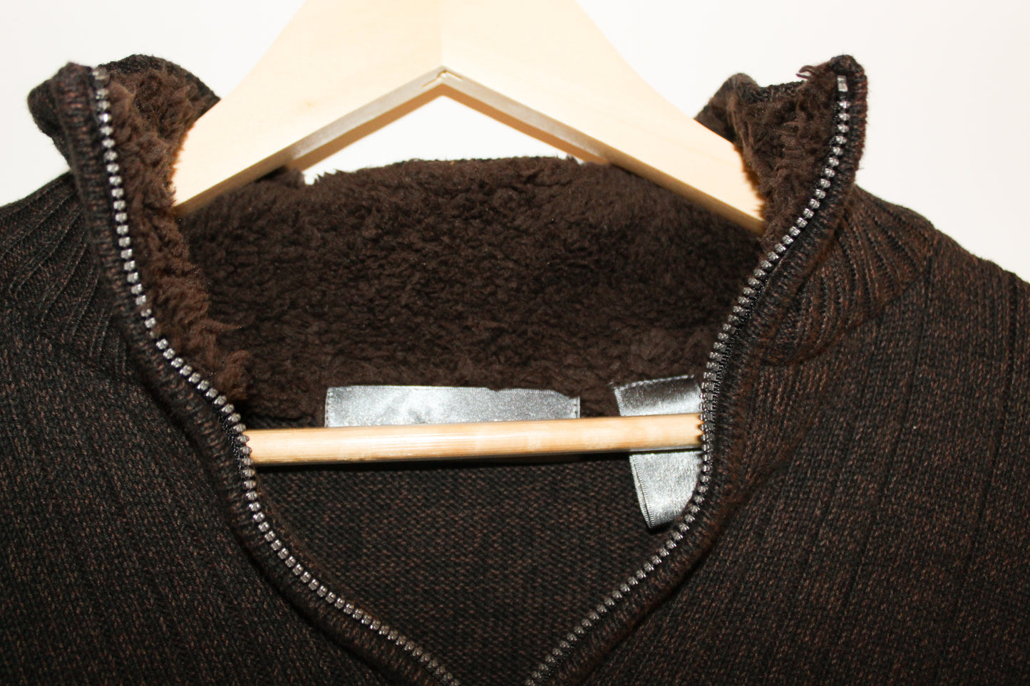 Vintage Oscar De La Renta Quarter Zip Knitted Sweater