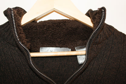 Vintage Oscar De La Renta Quarter Zip Knitted Sweater