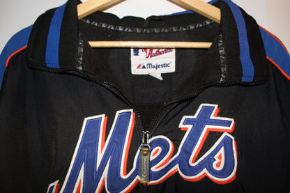 Authentic Collection x Majestic Vintage Mets Bomber Jacket