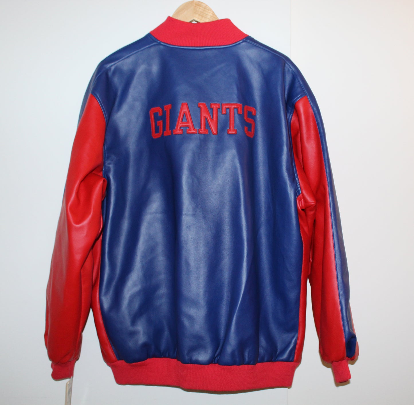 Vintage NY Giants Leather Bomber