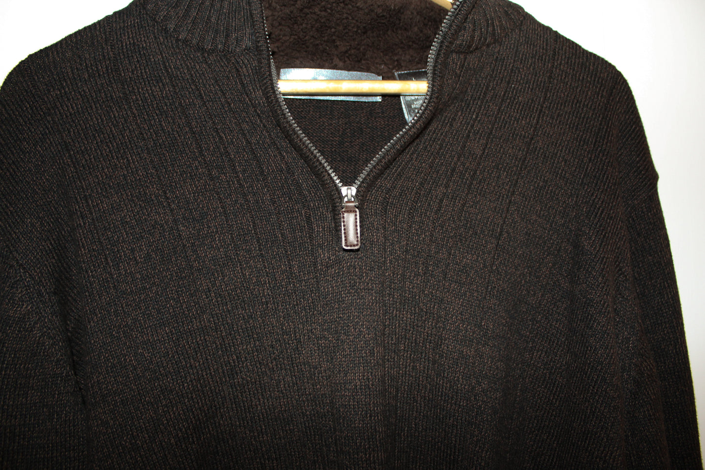 Vintage Oscar De La Renta Quarter Zip Knitted Sweater