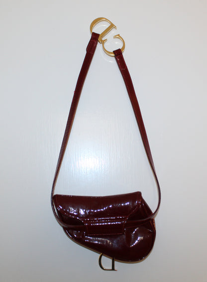 Christian Dior Mini Diorissimo Saddle Belt Bag