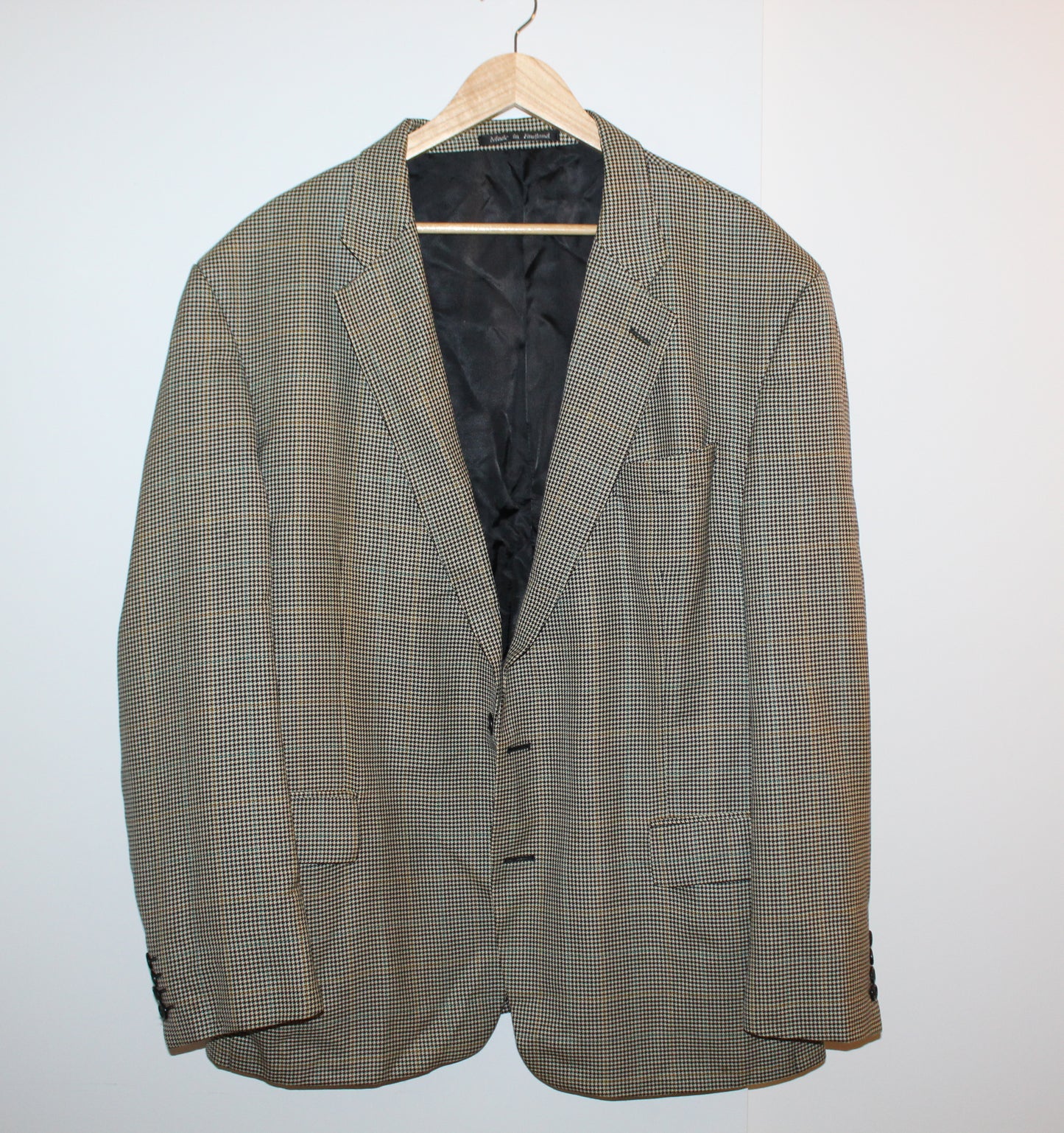 Vintage Oversized Houndstooth Blazer