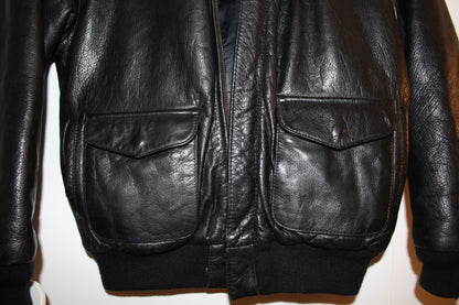 Vintage Nike “Rock it Cargo” 80’s Leather Bomber Jacket