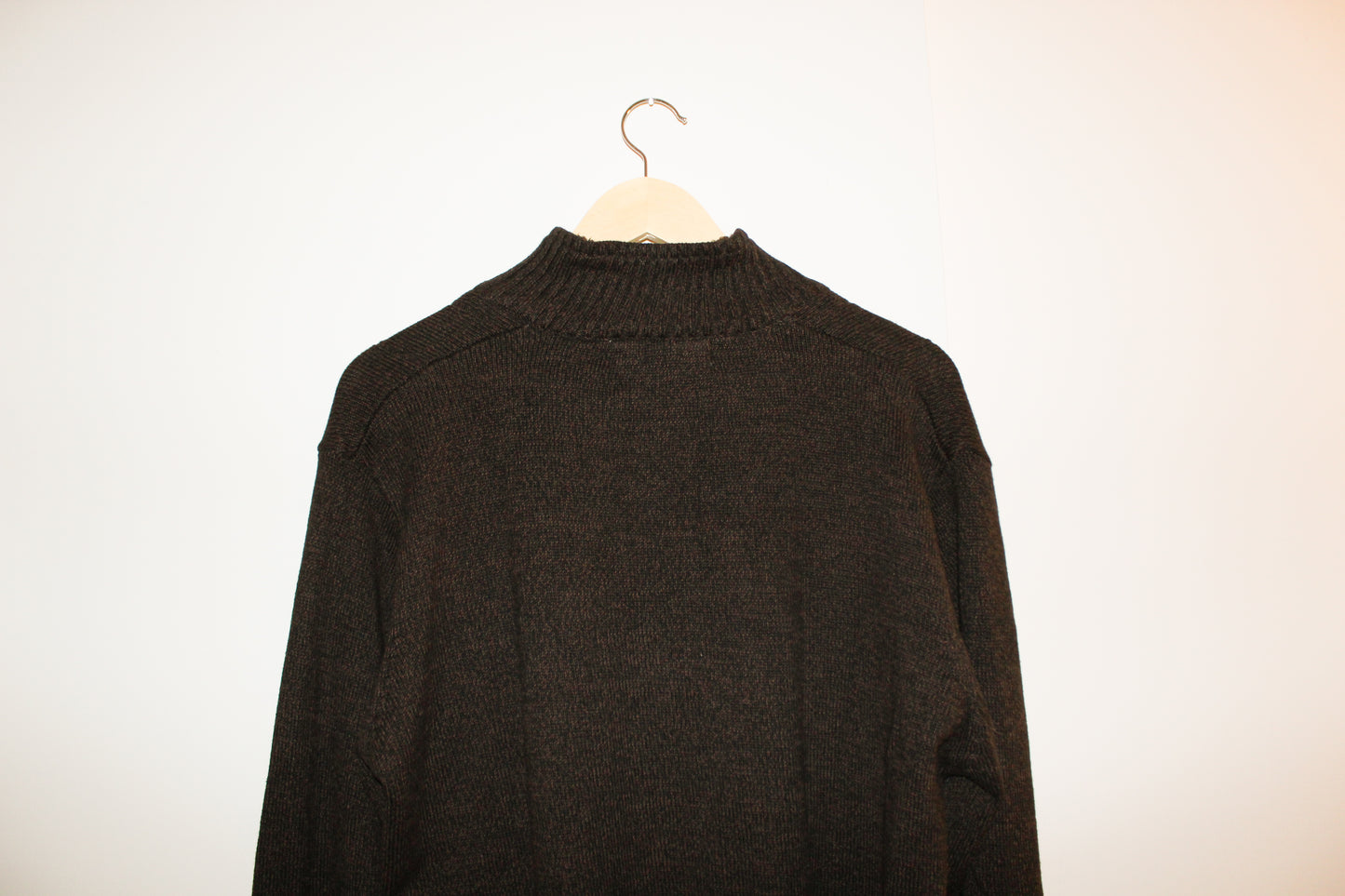 Vintage Oscar De La Renta Quarter Zip Knitted Sweater