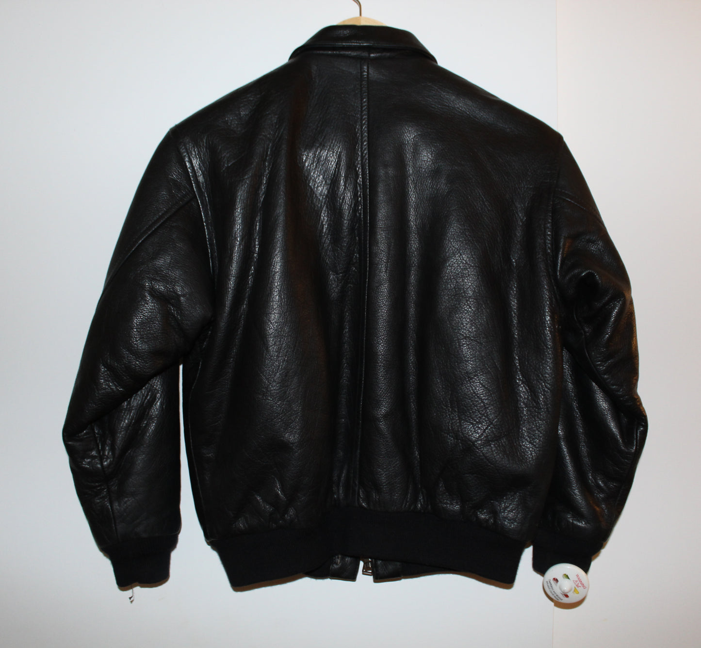 Vintage Nike “Rock it Cargo” 80’s Leather Bomber Jacket
