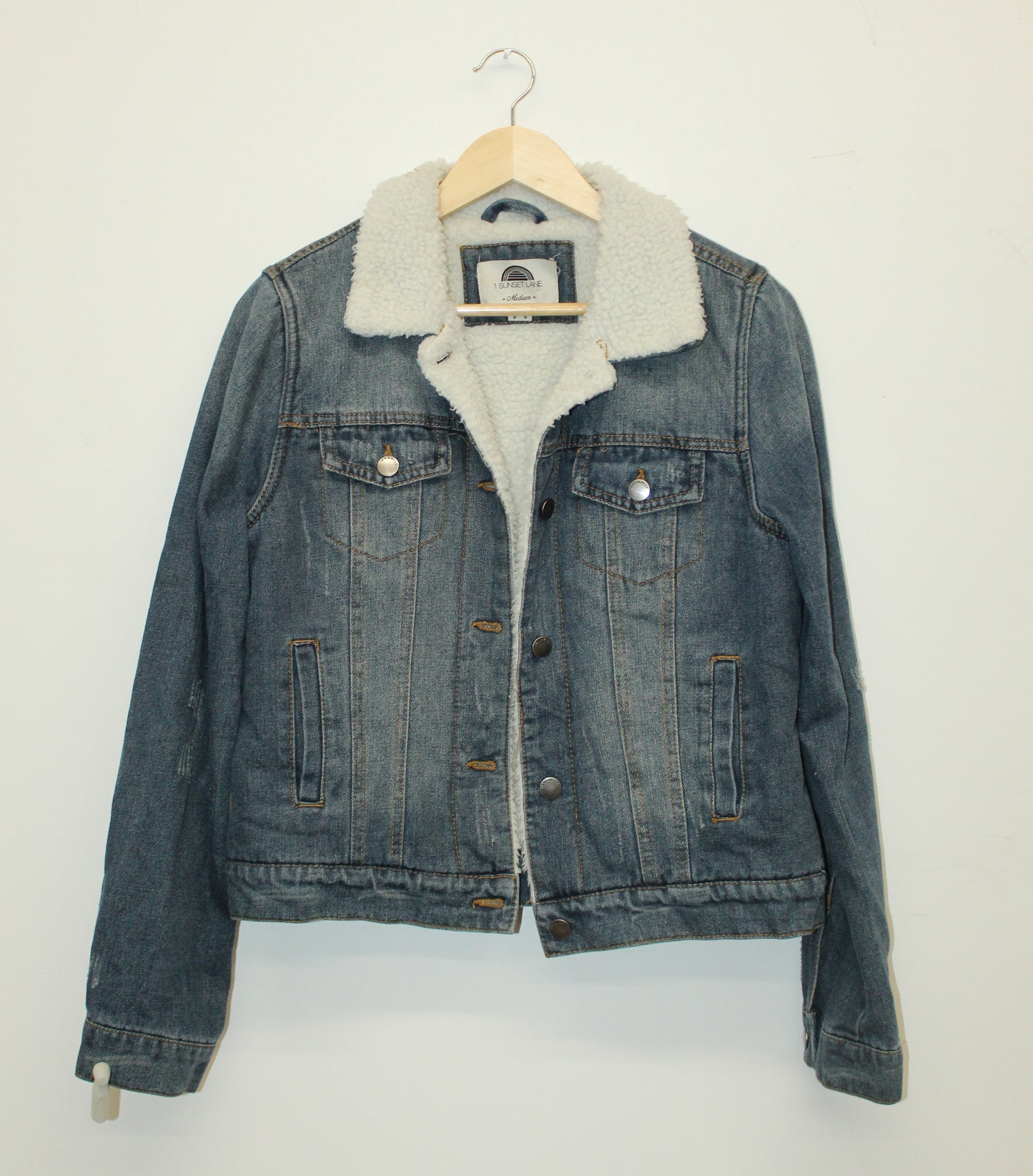 Sunset Lane Fleece Lined Denim Jacket