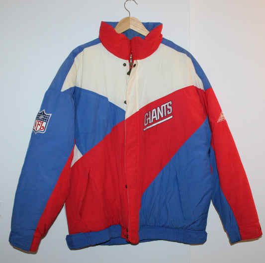 Vintage Apex One NY Giants 90s Puffer Jacket