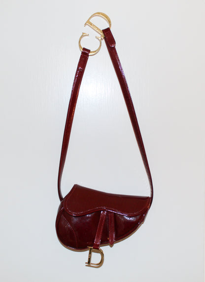Christian Dior Mini Diorissimo Saddle Belt Bag