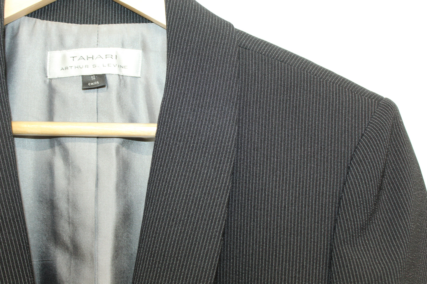 Tahari Women’s Pinstriped Blazer